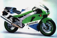 Kawasaki ZXR 750 1992 - Grün/Weiß/Blau Version - Dekorset