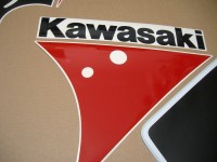 Kawasaki ZXR 750 1992 - Grün/Weiß/Rot Version - Dekorset