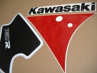 Kawasaki ZXR 750 1992 - Green/White/Red Version - Decalset