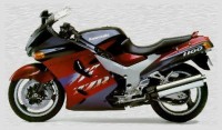 Kawasaki ZZR 1100 1994 - Burgundy/Black Version - Decalset