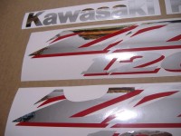 Kawasaki ZZR 1200 2002 - Silber Version - Dekorset