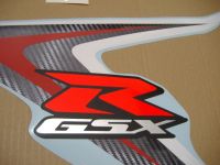 Suzuki GSX-R 750 2008 - White/Blue Version - Decalset