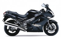 Kawasaki ZZR 1200 2003 - Black Version - Decalset