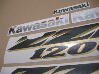 Kawasaki ZZR 1200 2005 - Dark Blue Version - Decalset