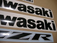 Kawasaki ZZR 600 2006 - Silver Version - Decalset