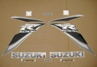Suzuki GSX-R 750 2009 - Black/Gold Version - Decalset
