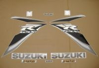 Suzuki GSX-R 750 2009 - Schwarz/Gold Version - Dekorset