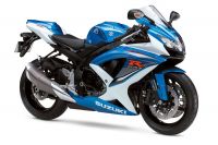 Suzuki GSX-R 750 2009 - Weiß/Blaue Version - Dekorset