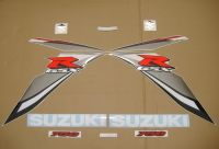 Suzuki GSX-R 750 2009 - Weiß/Blaue Version - Dekorset
