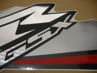 Suzuki GSX-R 750 2009 - White/Silver Version - Decalset