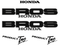Honda Bros 400 - 1988 - 1992 - NC25 - Decalset