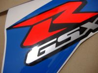 Suzuki GSX-R 750 2010 - White/Blue Version - Decalset