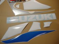 Suzuki GSX-R 1000 2001 - White/Blue Version - Decalset