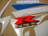 Suzuki GSX-R 1000 2001 - Weiß/Blaue Version - Dekorset