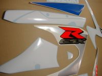 Suzuki GSX-R 1000 2001 - White/Blue Version - Decalset