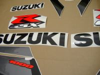 Suzuki GSX-R 1000 2003 - Silver Version - Decalset