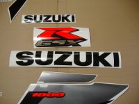 Suzuki GSX-R 1000 2003 - Silver Version - Decalset