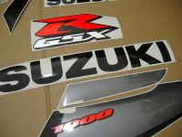 Suzuki GSX-R 1000 2003 - Silver Version - Decalset