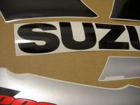 Suzuki GSX-R 1000 2003 - Orange/Schwarze Version - Dekorset