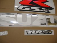 Suzuki GSX-R 1000 2004 - Black (LE) Version - Decalset