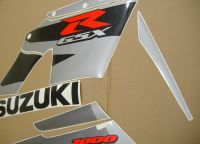 Suzuki GSX-R 1000 2004 - Grau/Schwarze Version - Dekorset