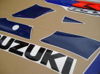 Suzuki GSX-R 1000 2004 - Weiß/Blaue Version - Dekorset
