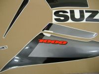 Suzuki GSX-R 1000 2004 - Yellow/Grey Version - Decalset