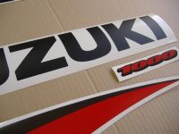 Suzuki GSX-R 1000 2005 - Schwarz/Graue Version - Dekorset