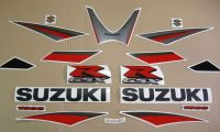 Suzuki GSX-R 1000 2005 - Black/Grey Version - Decalset