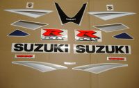 Suzuki GSX-R 1000 2005 - White/Blue Version - Decalset