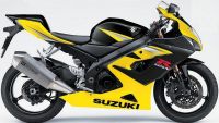 Suzuki GSX-R 1000 2005 - Yellow/Black Version - Decalset