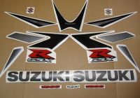 Suzuki GSX-R 1000 2006 - Black/Grey Version - Decalset