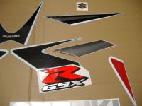 Suzuki GSX-R 1000 2006 - Rot/Schwarze Version - Dekorset