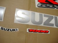 Suzuki GSX-R 1000 2006 - Red/Black Version - Decalset