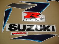 Suzuki GSX-R 1000 2006 - White/Blue Version - Decalset