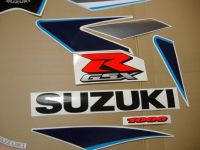 Suzuki GSX-R 1000 2006 - White/Blue Version - Decalset