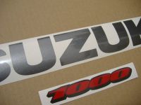 Suzuki GSX-R 1000 2007 - Orange/Black Version - Decalset