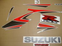 Suzuki GSX-R 1000 2007 - Silver/Red Version - Decalset