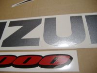 Suzuki GSX-R 1000 2007 - Silver/Red Version - Decalset