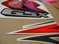 Suzuki GSX-R 1000 2007 - Silver/Red Version - Decalset