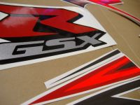Suzuki GSX-R 1000 2007 - Silber/Rote Version - Dekorset