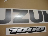 Suzuki GSX-R 1000 2008 - Schwarz/Gold Version - Dekorset