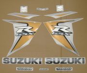 Suzuki GSX-R 1000 2008 - Schwarz/Gold Version - Dekorset