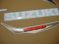 Suzuki GSX-R 1000 2008 - White/Blue Version - Decalset