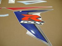 Suzuki GSX-R 1000 2008 - White/Blue Version - Decalset