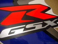 Suzuki GSX-R 1000 2008 - Weiß/Blaue Version - Dekorset