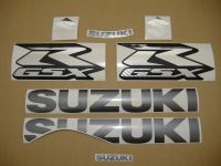 Suzuki GSX-R 1000 2009 - Burgunder/Schwarze Version - Dekorset