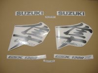Suzuki Hayabusa 2004 - Schwarze Version - Dekorset