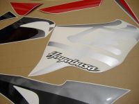 Suzuki Hayabusa 2005 - Rot/Schwarze Version - Dekorset