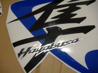 Suzuki Hayabusa 2009 - White/Blue Version - Decalset